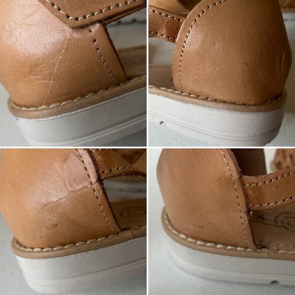 New Fatima Artesanias Huaraches Girasol Sunflower Sandals Size MX 26 US 9 - Picture 13 of 16